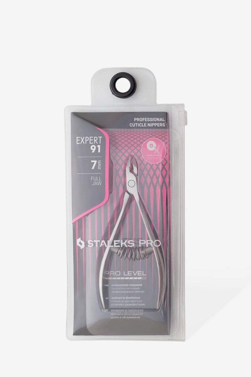 STALEKS PRO Professional cuticle nippers EXPERT 91 / 7 mm - Image 4