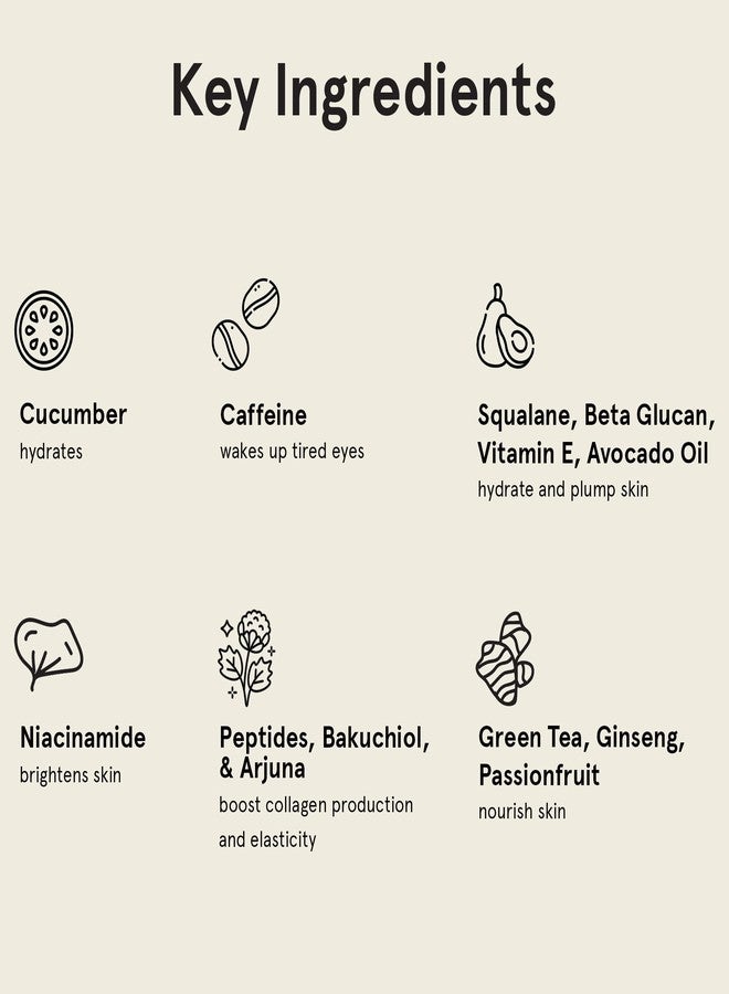 JAXON LANE Under Eye Cream for Dark Circles and Puffiness | SMOOTH CRIMINAL Age Defying Niacinamide and Caffeine Eye Cream for Puffy Eye Bags Treatment for Men Anti Aging & Wrinkle Removal with Bakuchiol - Image 3