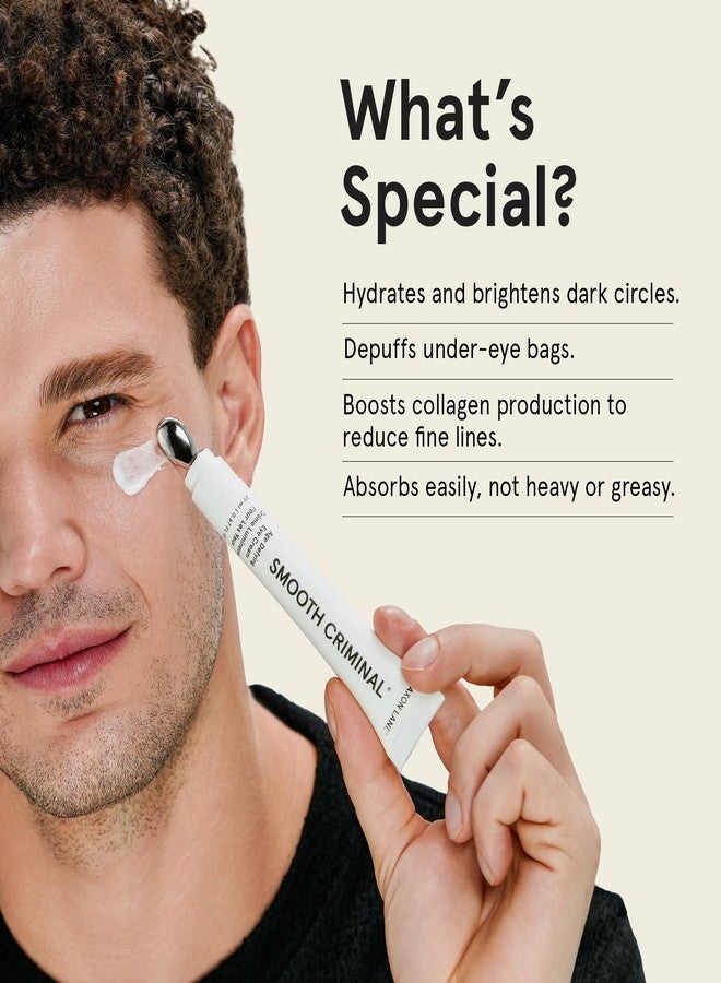 JAXON LANE Under Eye Cream for Dark Circles and Puffiness | SMOOTH CRIMINAL Age Defying Niacinamide and Caffeine Eye Cream for Puffy Eye Bags Treatment for Men Anti Aging & Wrinkle Removal with Bakuchiol - Image 2