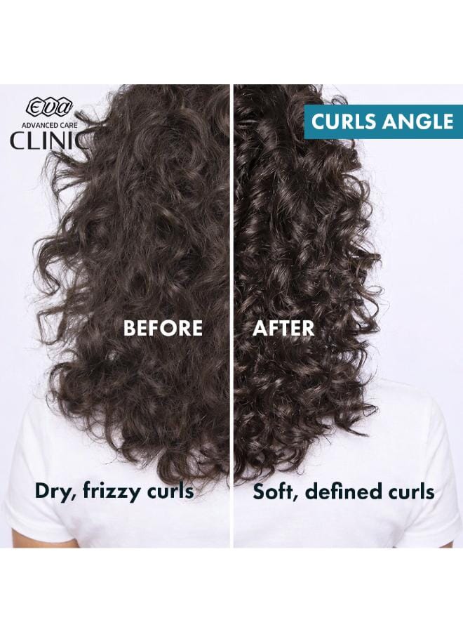 Eva Clinic Curls Shampoo with Shea Butter & Linseed for Wavy, Curly & Coily Hair 230 ML - Image 4