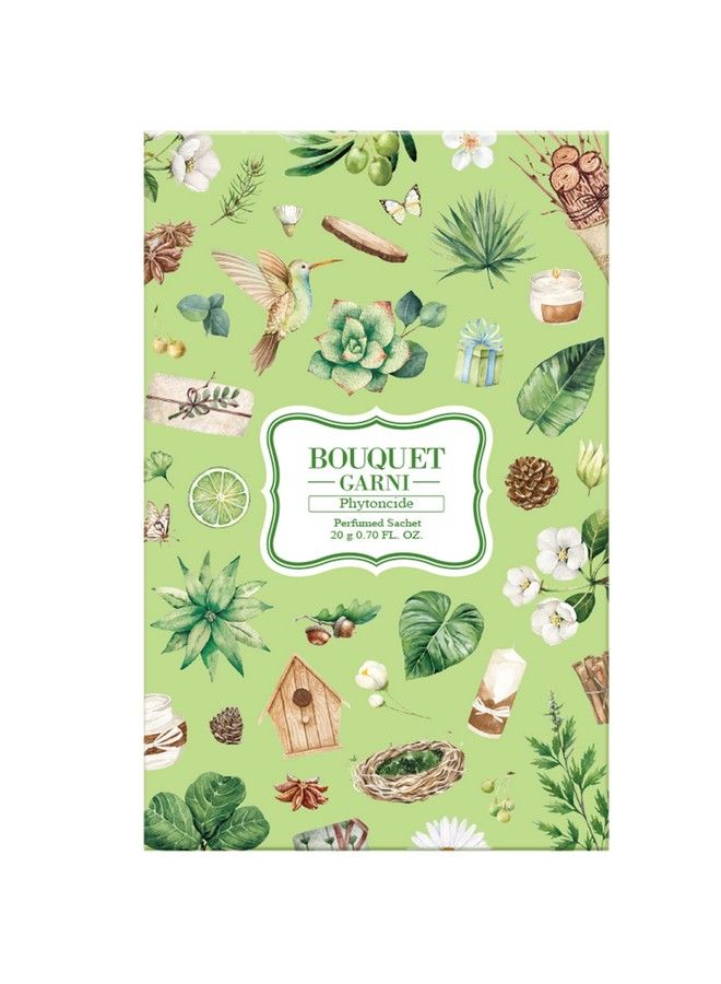 Bouquet Garni Sachet Pitoncide 2 Count 20G Each Long Lasting Rich Fragrance Room And Closet Deodorizer Freshener For Home Closet Odor Eliminator Silk Layon Overlaid Packing Technique  - Image 2