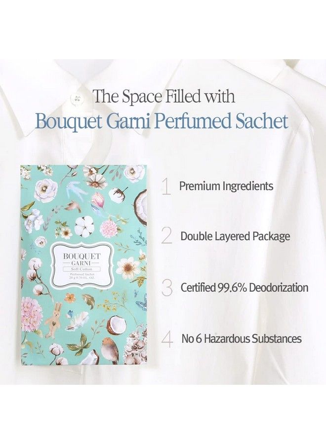 Bouquet Garni Sachet Pitoncide 2 Count 20G Each Long Lasting Rich Fragrance Room And Closet Deodorizer Freshener For Home Closet Odor Eliminator Silk Layon Overlaid Packing Technique  - Image 5