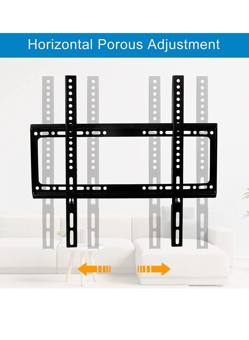 ELTRAZONE TV Wall Mount 26-63 Inches Ultra Strong Slim Fixed TV Bracket Heavy Duty Ultra Super Strong 50KG TV Wall Mount with Wall Fixing Kit for Flat Curved Screen TV LED, LCD OLED and Plasma 50Kg - Image 3