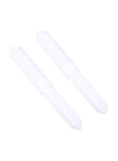 RATSAW 2 Pieces Toilet Paper Holder Roller Plastic Toilet Tissue Roll Holder Insert Spring Loaded Bathroom Replacement Roller  - Image 1