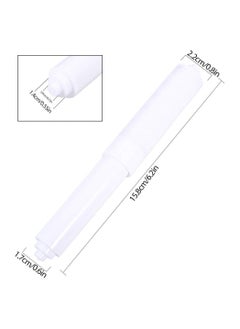RATSAW 2 Pieces Toilet Paper Holder Roller Plastic Toilet Tissue Roll Holder Insert Spring Loaded Bathroom Replacement Roller  - Image 2