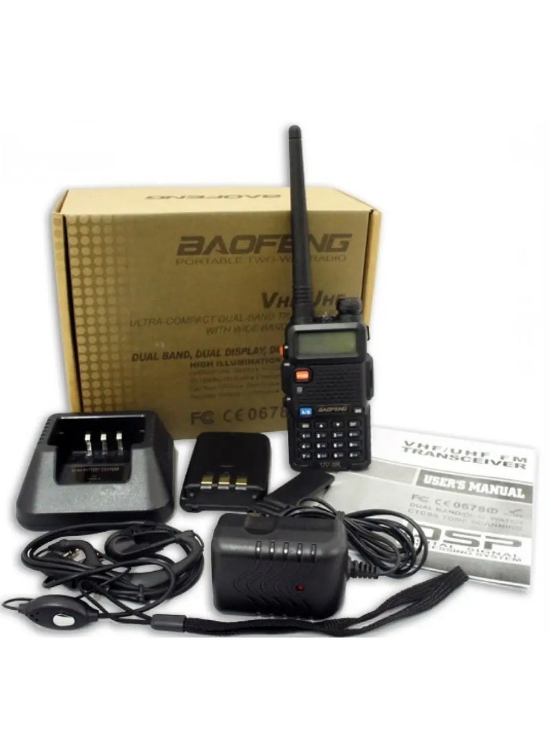 Baofeng Handheld Portable FM Transceiver with Long-Range Communication – Ideal for Outdoor Activities, Camping, Hiking, Cycling, Construction Sites, and Remote Areas.  - Image 3