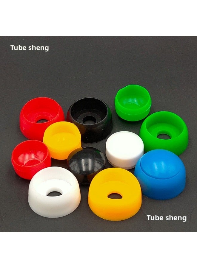 Amusement Park Kidsren's Playground Naughty Castle Nut Cap Slide Plastic Plastic Bolt Protective Sleeve Wire Cap-Color:Hole 10mm/red (10 Pcs)  - Image 4