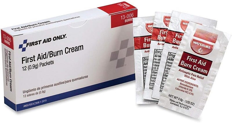 First Aid Only 13006 First AidBurn Cream Packet Box of 12 - Image 2
