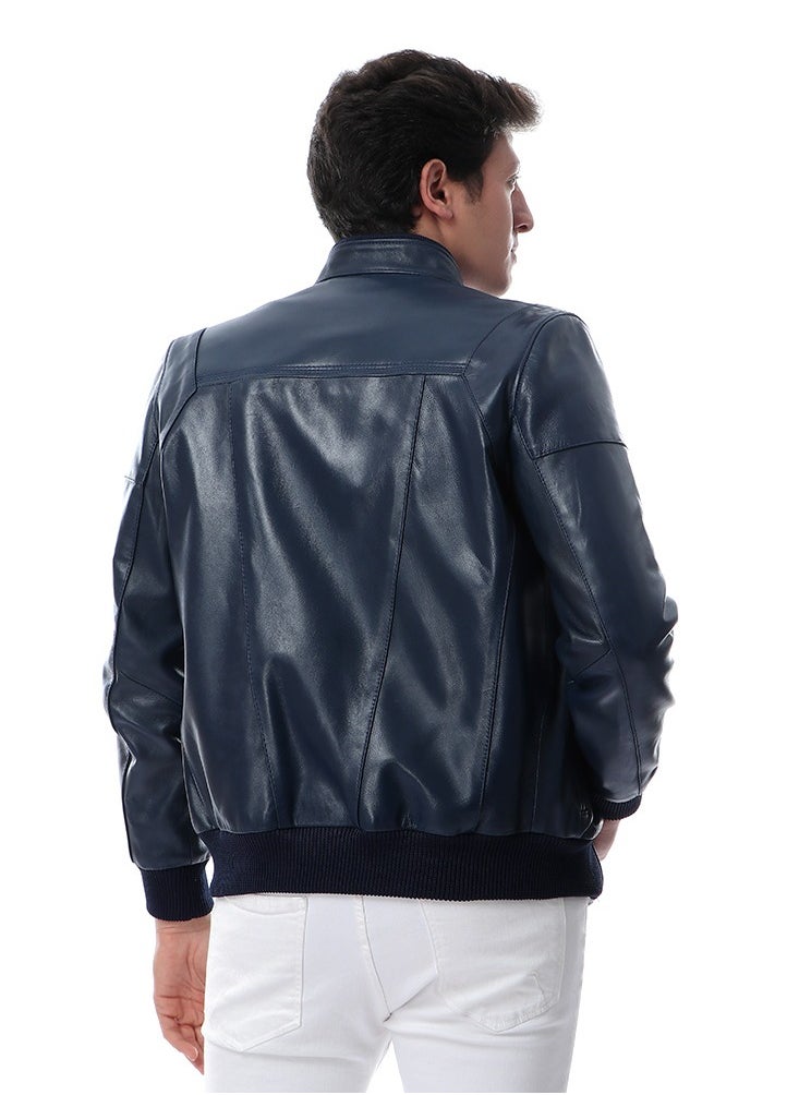 Generic Genuine Leather Fashion Winter Jacket  - Image 3