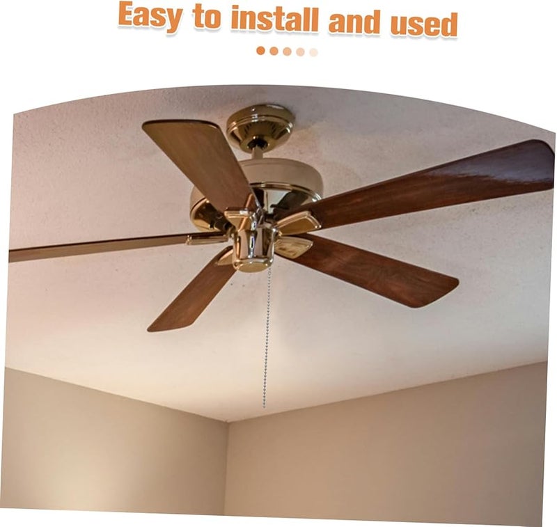 Ceiling Fan Pull Chain Extender Connector Pack Of 20 Silver Replacement - Image 4