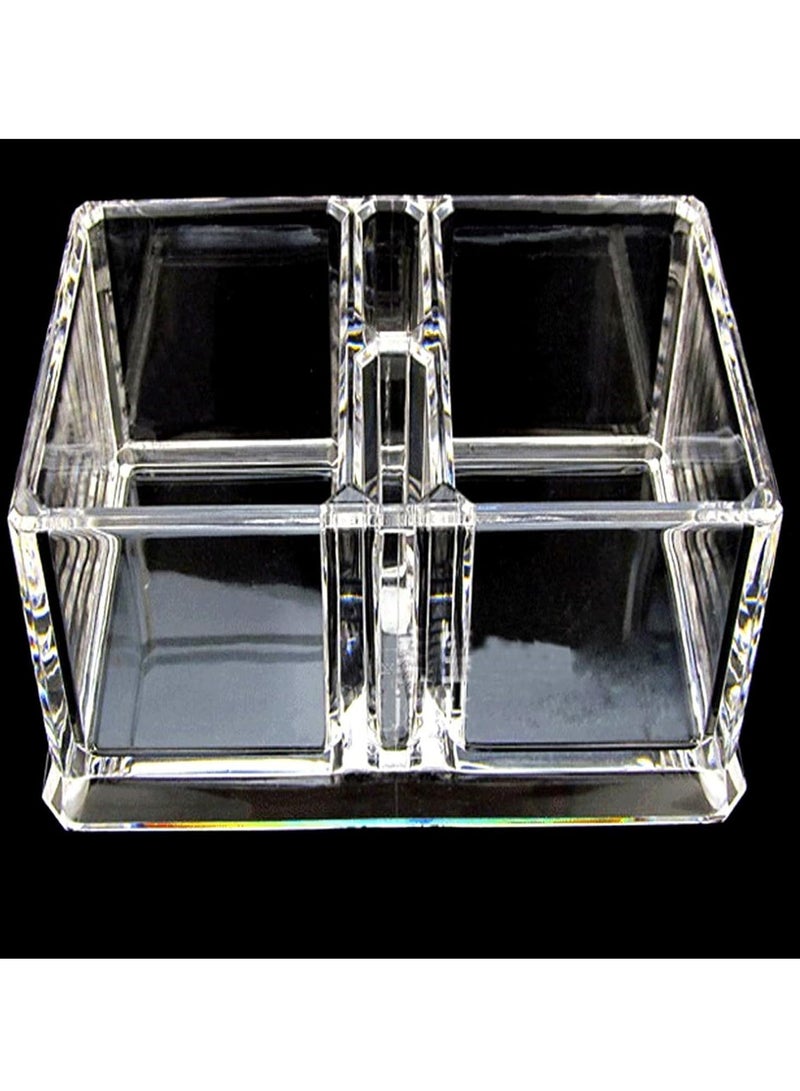 Bukela Tea Bag Organizer Storage Box, Clear Acrylic Two Lattices Tea Bags Holder Coffee Sugar Bag Case, Guest Room Storage Boxes, Tea Storage Chest Case, Tea Bag Sorter for Any Home Restaurant Office - Image 5