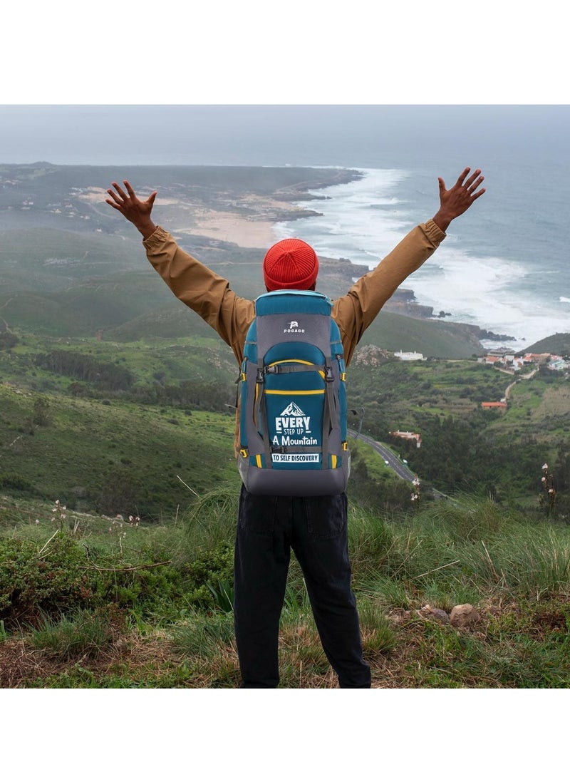 Pogago 75-Liter Travel Backpack – Hiking, Trekking, Camping Rucksack with Shoe Compartment - Image 4