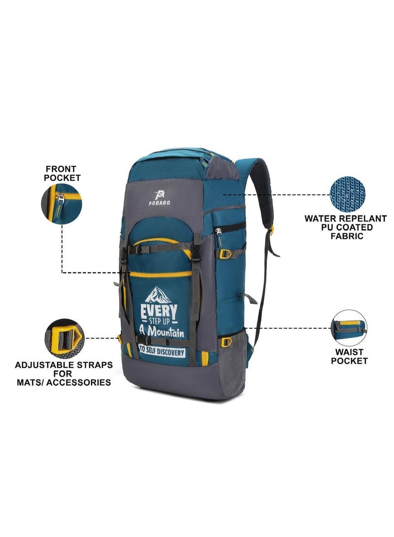 Pogago 75-Liter Travel Backpack – Hiking, Trekking, Camping Rucksack with Shoe Compartment - Image 3