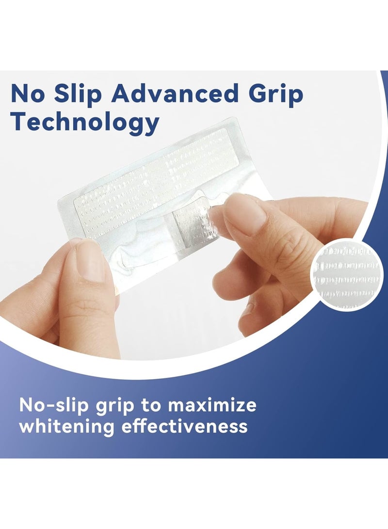 SOLARAE شرائط تبييض الأسنان للأسنان الحساسة، 28 شريط أبيض سريع، بدون بيروكسيد، لا تنزلق، آمنة لتبييض الأسنان، شرائط التبييض تساعد على إزالة آثار التدخين، القهوة، الصودا، بقع الماء - Image 4