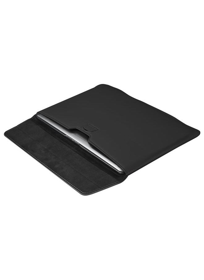 Thoraya - Classical 13/13.3in Envelope shaped Notebook Case for APPLE Laptop Macbook Air Black - Image 1