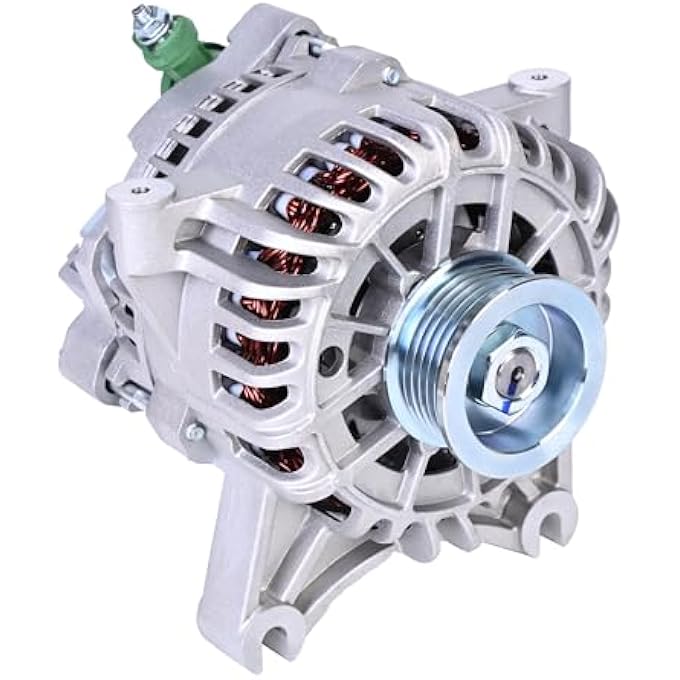 E-Shin Alternator Compatible With 2005-2006Ford for Expedition 2004-2008Ford F150 2006-2008Lincoln Mark LT 2005-2006 Navigator Replace 4L3U10300BA 4L3Z10346BB 6L3Z10346AA 7L3T10300AA 7L3Z10346C 88864858 - Image 1