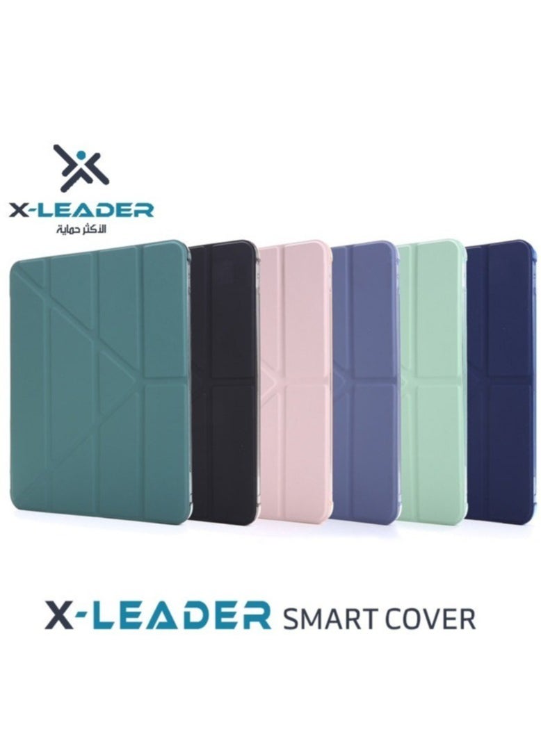 x-leader - iPad 8 smart cover with MagSafe technology, with multiple patterns and positions, and resistant to shocks and scratches, 3 in 1 - Image 1