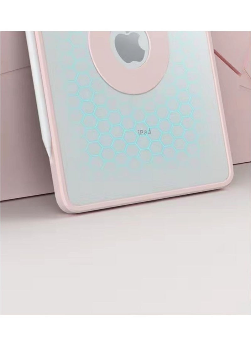 x-leader - iPad 8 smart cover with MagSafe technology, with multiple patterns and positions, and resistant to shocks and scratches, 3 in 1 - Image 1