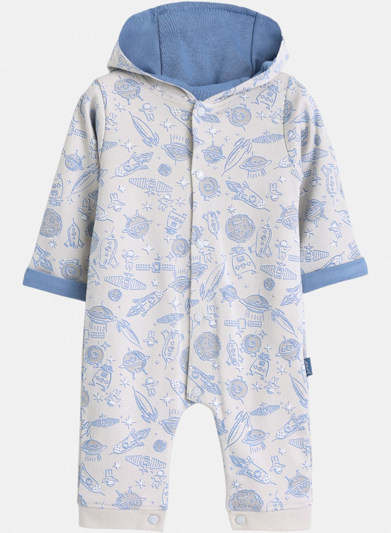 Junior Baby Boys Space Friend Romper - Image 1