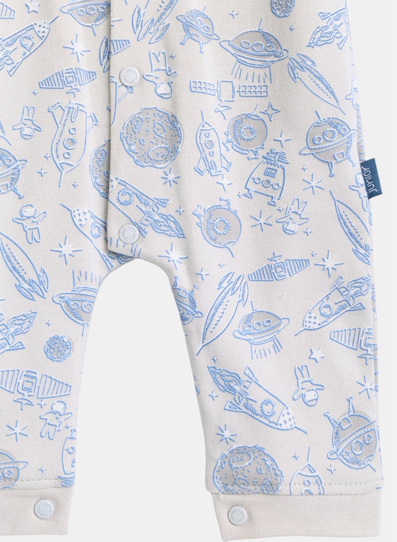 Junior Baby Boys Space Friend Romper - Image 2