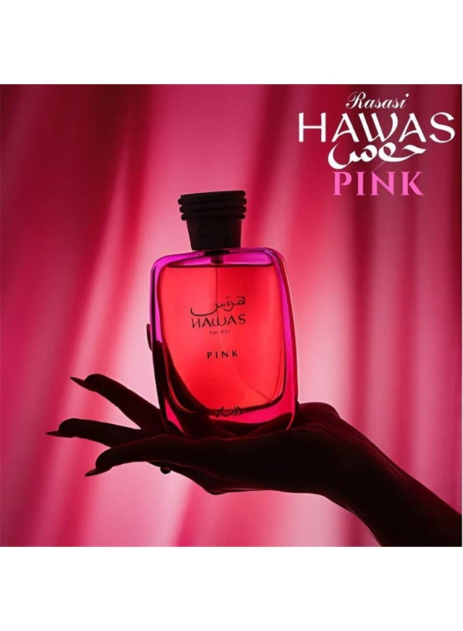 Rasasi Hawas Pink 100 ML - Image 2