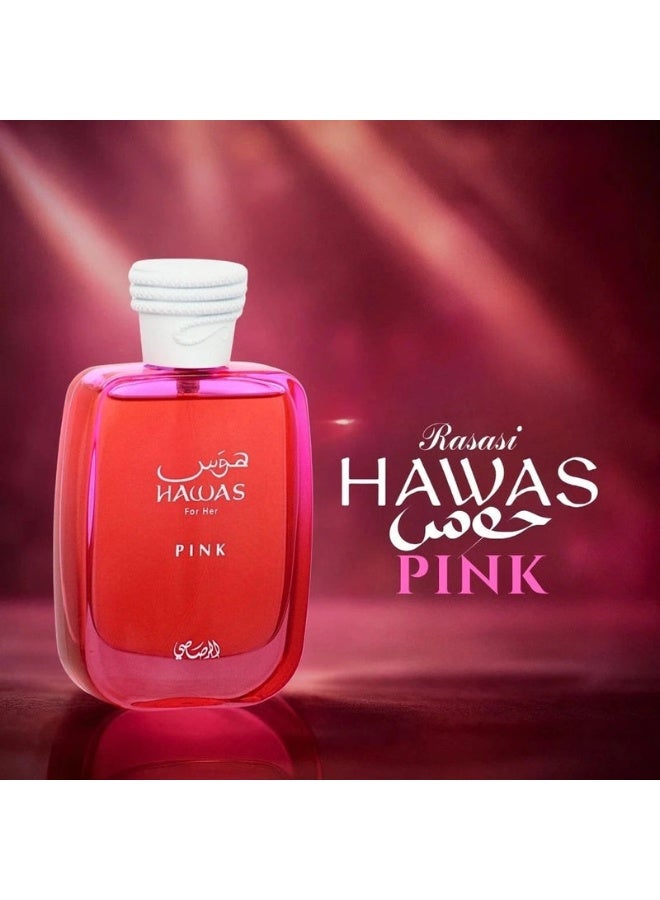 Rasasi Hawas Pink 100 ML - Image 1
