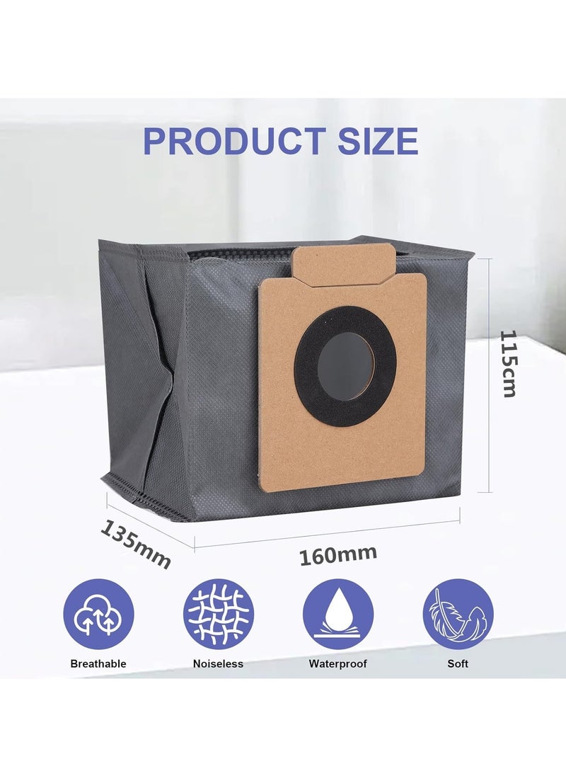 Generic - 5 Pack Replacement Dust Bag Compatible With Eufy Clean X8 Pro X10 Pro Omni Robot Vacuum Self-Empty Station,4-Layer Replcement Bags Accessory - Image 1