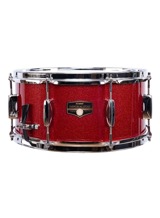 TAMA IPS1465-BRM | Imperialstar Series | Snare Drum | Poplar Shell | 14" x 6.5" | Triple-Flanged Steel Hoops | Burnt Red Mist