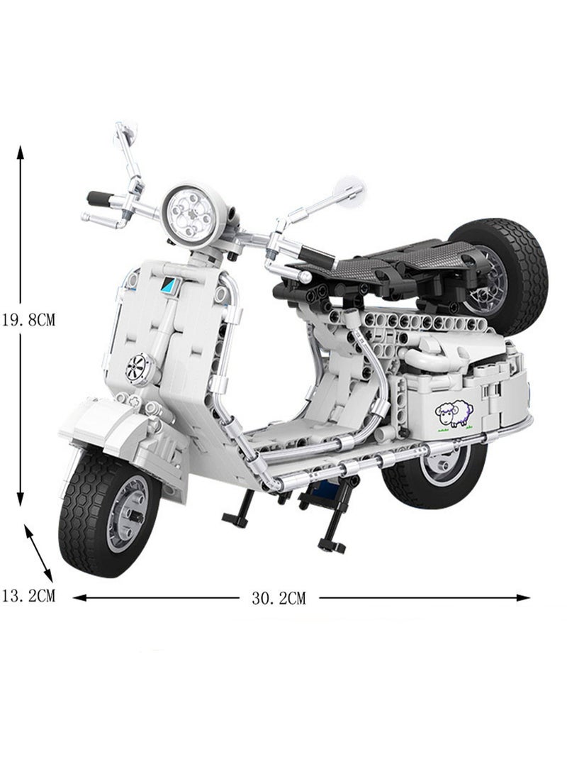594pcs Pedal Motorcycle Model Set Creative Diy Simulation Collection Building Assembly Toys Children Adult Home Decoration - Image 2