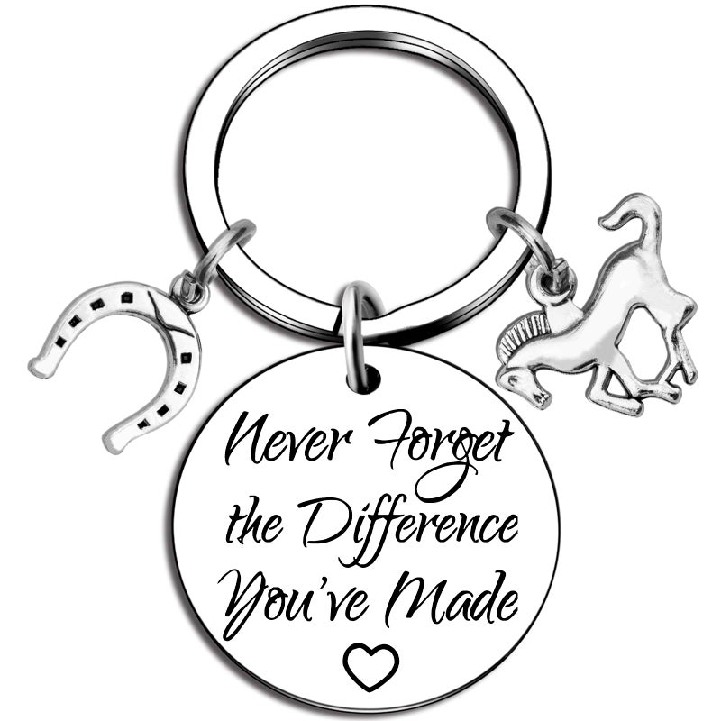Ikacvb Horse Gifts For Women Girls Horse Lovers Inspirational Horses Keychain Jewelry Best Gifts For Women Horses Lovers Trainer Stuff Christmas Stuff Decor - Image 3