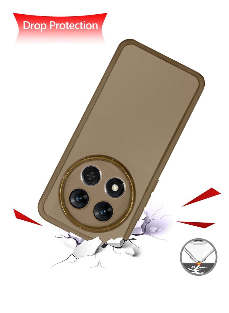 Wtech Honor X9c 5G 2024 / Honor Magic7 Lite 5G 2025 Soft Transparent TPU Silicone Ultra Thin Phone Stylish Electroplated Camera Border Back Case Cover - Brown - Image 3