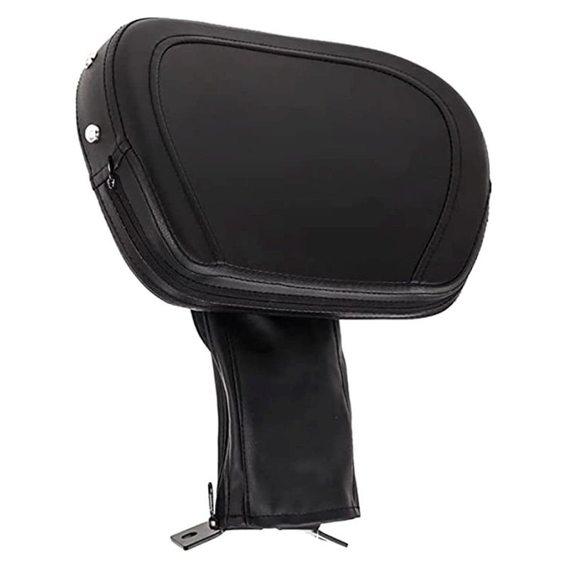 Kinglemc Adjustable Driver Rider Touring Backrest for Harley Fatboy Heritage Softail Classic FLSTC 072020 BlackStudded - Image 2
