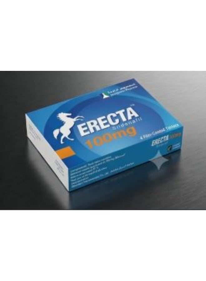 JAMJOOM PHARMA Erecta 100 mg tablet 4pcs - Image 3
