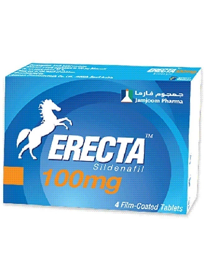 JAMJOOM PHARMA Erecta 100 mg tablet 4pcs - Image 2
