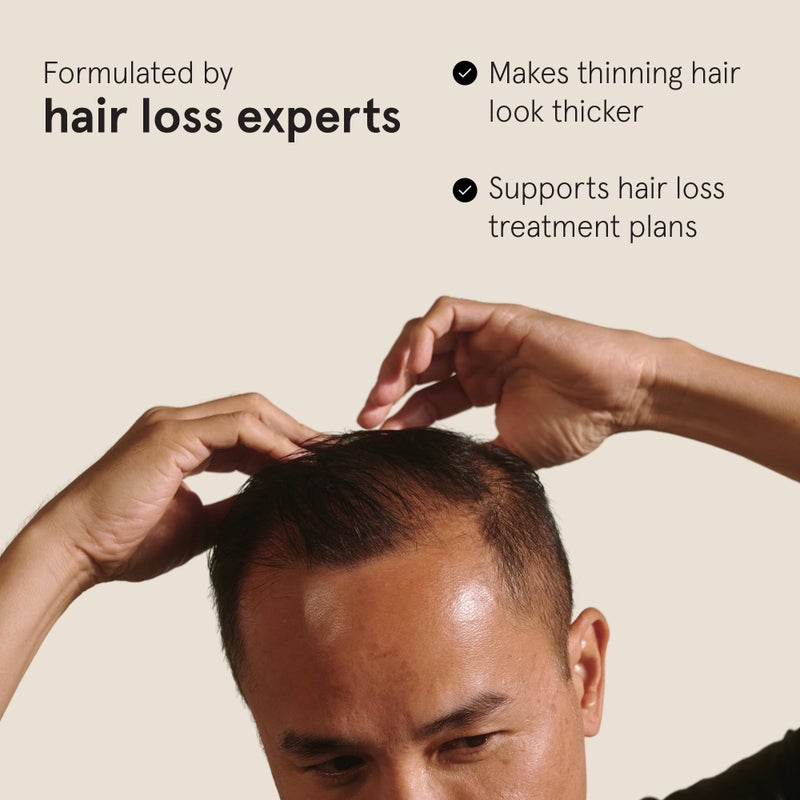 Keeps Matte Thickening Hair Pomade for Men - All-Day Medium Hold Styling Pomade with Natural Ingredients for Visibly Thicker, Fuller Hair - Biotin, Caffeine, Green Tea & Saw Palmetto - Image 3