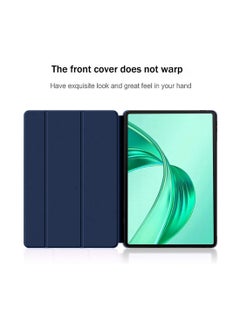 Techie Smart Folio Flip Trifold Back Case with Auto Wake/Sleep Function Cover for Honor Pad X8a 11 Inch 2024 - Navy Blue  - Image 3
