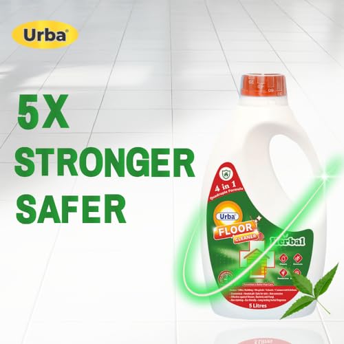 Urba Herbal Floor cleaner 5 litre | Super Saving pack | Ecofriendly floor cleaner with Power of NEEM | 5L |Floor cleaner disinfectant |Money saver pack - Image 5