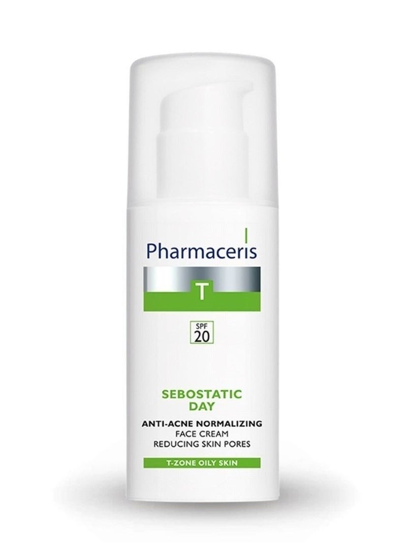 Natura ANTI-ACNE NORMALIZNG FACE CREAM SEBOSTATIC DAY 50ML