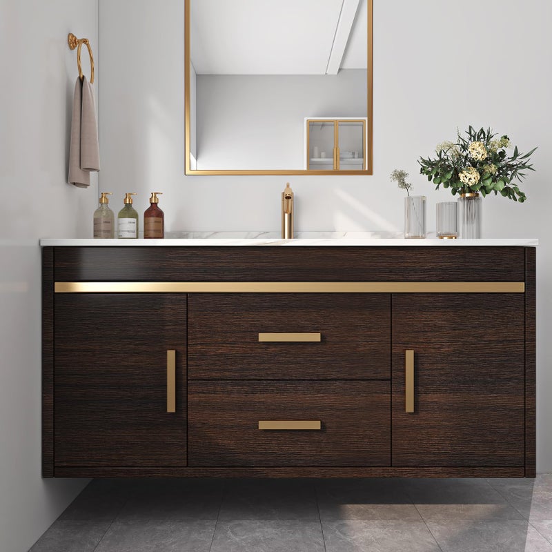 ReWallpaper Wood Wallpaper Dark Brown Wooden Contact Paper Peel and Stick Waterproof Wood Grain Contact Paper for Countertops Cabinet Door Table Desk Self Adhesive Thicken Textured Vinyl 17.7" x 78.7" - Image 5
