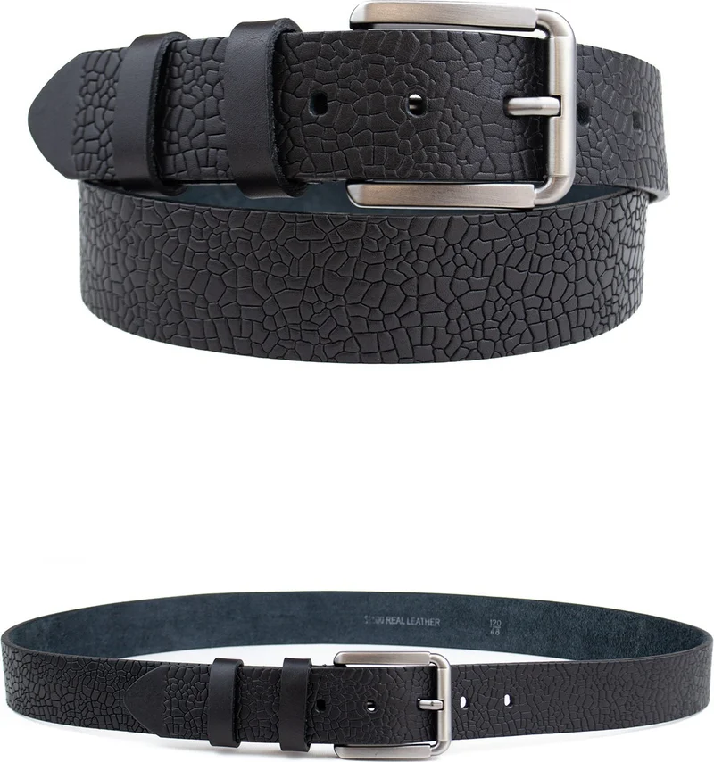 Gayış Gaış Special Boxed| Premium 100% Leather | Men's Denim-Fabric Trouser Belt | Italian Leather Belt