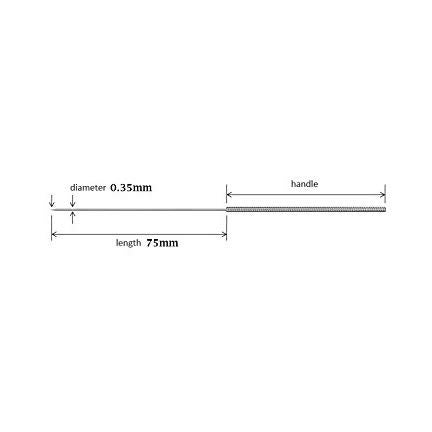 3DINNOVATIONS 0.35 mm Needle for 3D Printer Nozzle Cleaning Kit Stainless Steel Nozzle Cleaning Tool Kit-Pack of 10pcs - Image 2