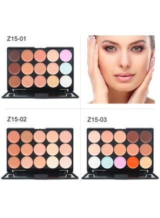 Pro 15 Colors Contour Kit Highlighting Face Cream Concealer Camouflage Makeup Palette Contouring Kit #1 - Ideal for Professional and Daily Use - pzsku/ZE457D3179EFACB8CDE57Z/45/_/1686644876/f8153bf1-a38b-434d-b32e-8640a64fa4e0
