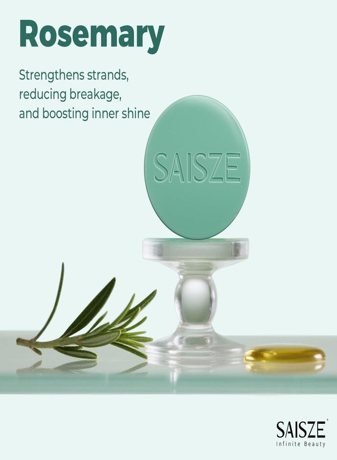 SAISZE Rosemary & Biotin Shampoo and Conditioner Bar for Hair Growth, Natural Solid Shampoo Strengthening for Thinning Hair - Image 3