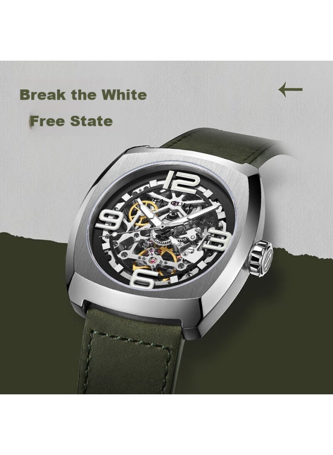 Seagull Men's Automatic Mechanical Watch, Skeleton Luminous Men's Watch, Birthday Gift For Men, Watch Model 849.27.6167k - Image 3
