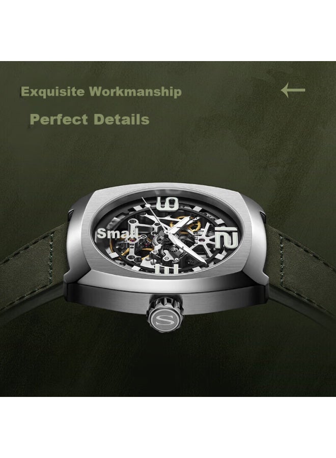 Seagull Men's Automatic Mechanical Watch, Skeleton Luminous Men's Watch, Birthday Gift For Men, Watch Model 849.27.6167k - Image 4