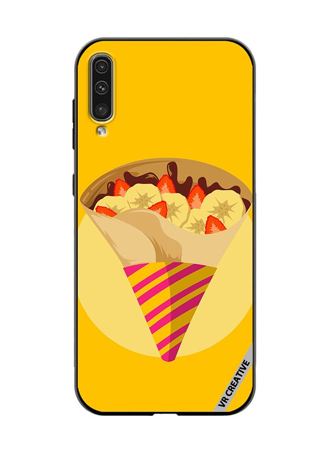 VR CREATIVE Protective Case Cover For Samsung Galaxy A70/A70s A Delicious Crepes With Lots Of Toppings Design Multicolour - Image 1