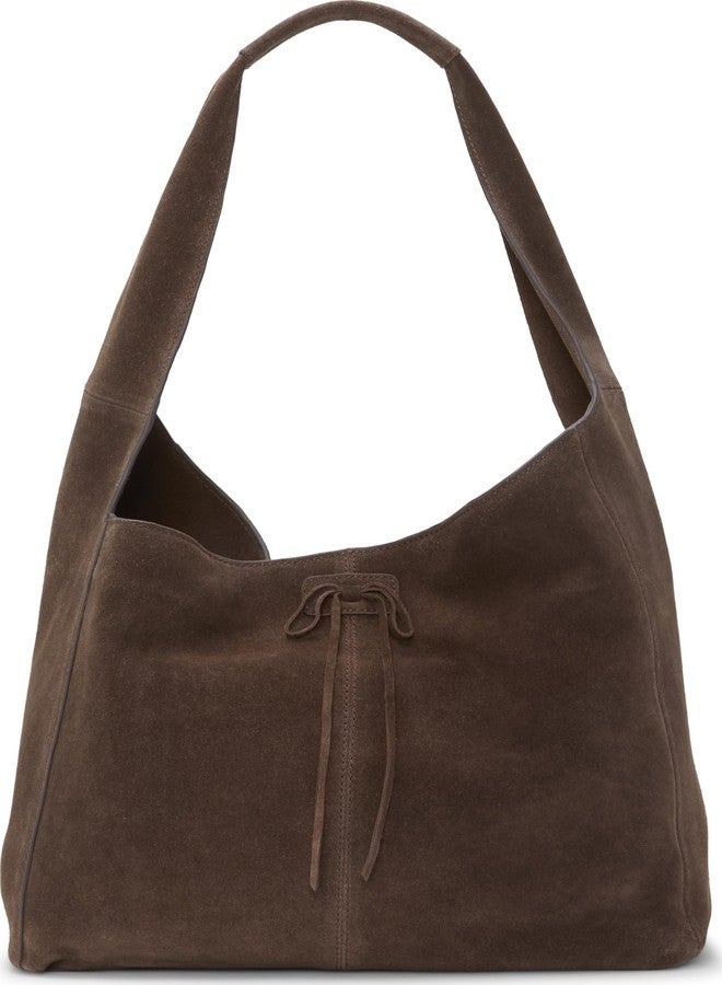 Lucky Brand Clem Medium Suede Hobo Bag - Image 1