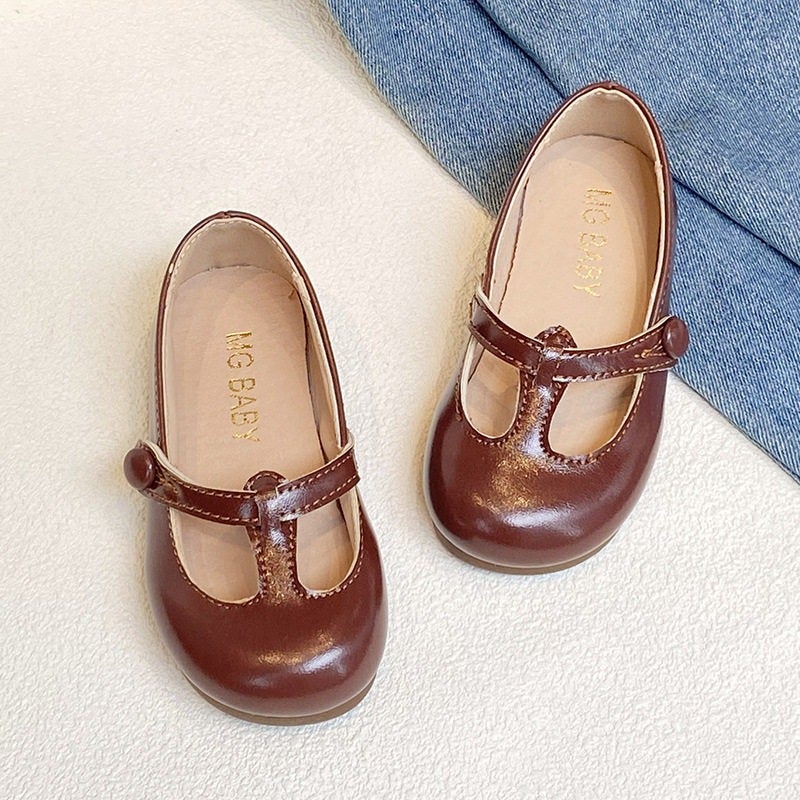 Girls'' Leather Shoes 2026 Spring and Autumn New Children''s Shoes Girls'' Princess Shoes Soft Sole Non-Slip Loafers Baby Flats - Image 4