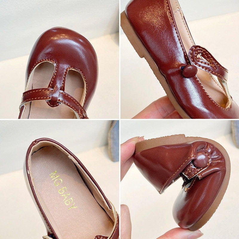 Girls'' Leather Shoes 2026 Spring and Autumn New Children''s Shoes Girls'' Princess Shoes Soft Sole Non-Slip Loafers Baby Flats - Image 5