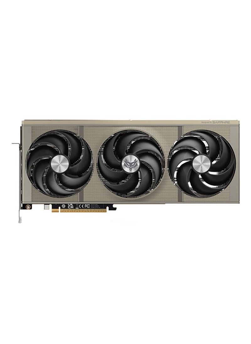 Sapphire NITRO+ AMD Radeon™ RX 9070 XT 16GB GDDR6 Graphics Card, 256-bit, 3060 MHz Boost Clock, 2520 MHz Game Clock, 4096 Stream Processors, AMD RDNA™ 4, 64 Compute Units, 64 Ray Accelerators, 64MB Infinity Cache, PCIe 5.0, Dual HDMI 2.1, DisplayPort 2.1a, Tri-X Cooling, 330W Power, ARGB Lighting, 8K Support | 11348-01-20G  - Image 2